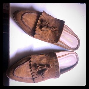 Oli Jolimall Moccasin brown suede loafers